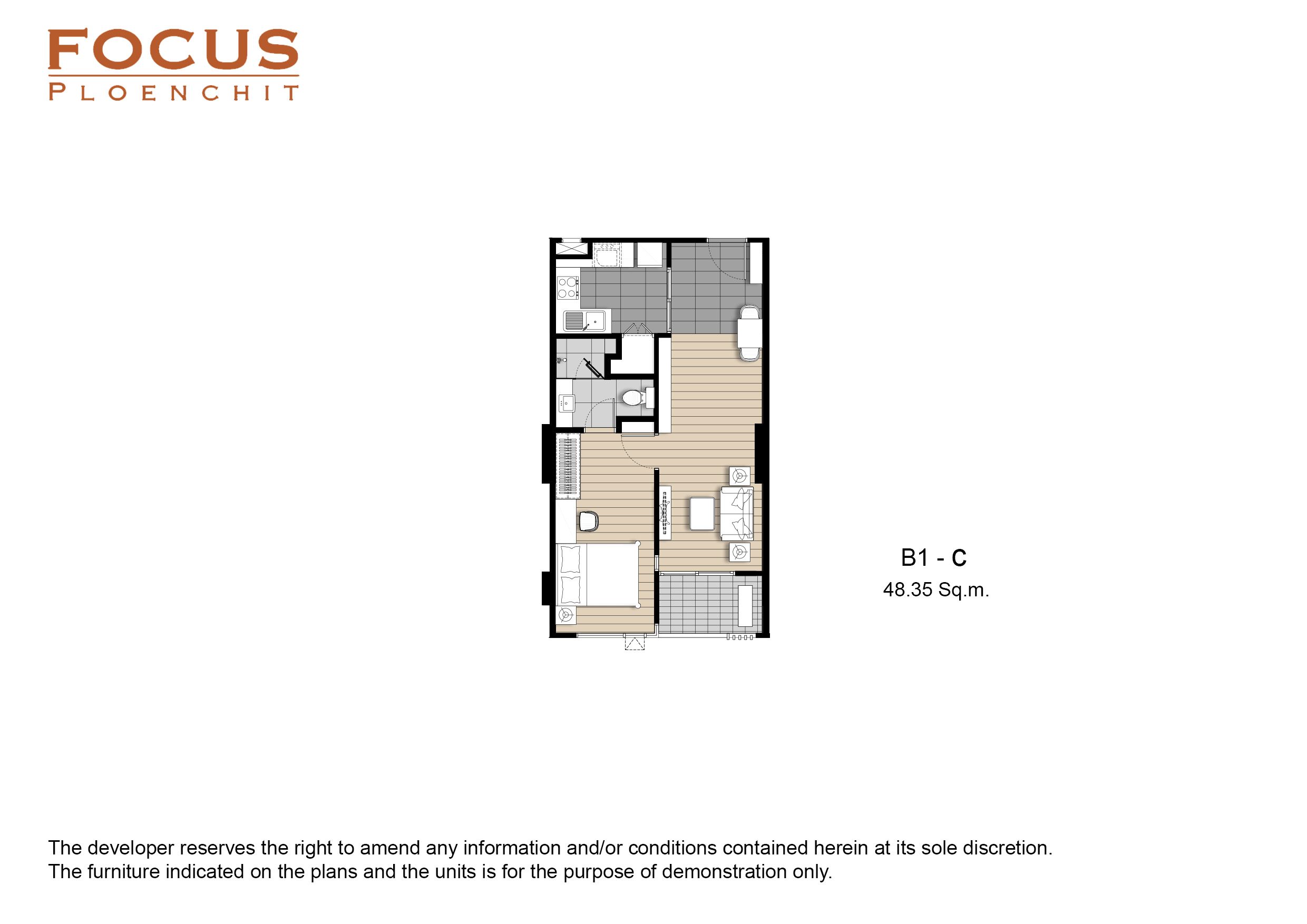 Focus Condominium Ploenchit, sukhumvit, chidlom, luangsuan, luxury, focus, Condo