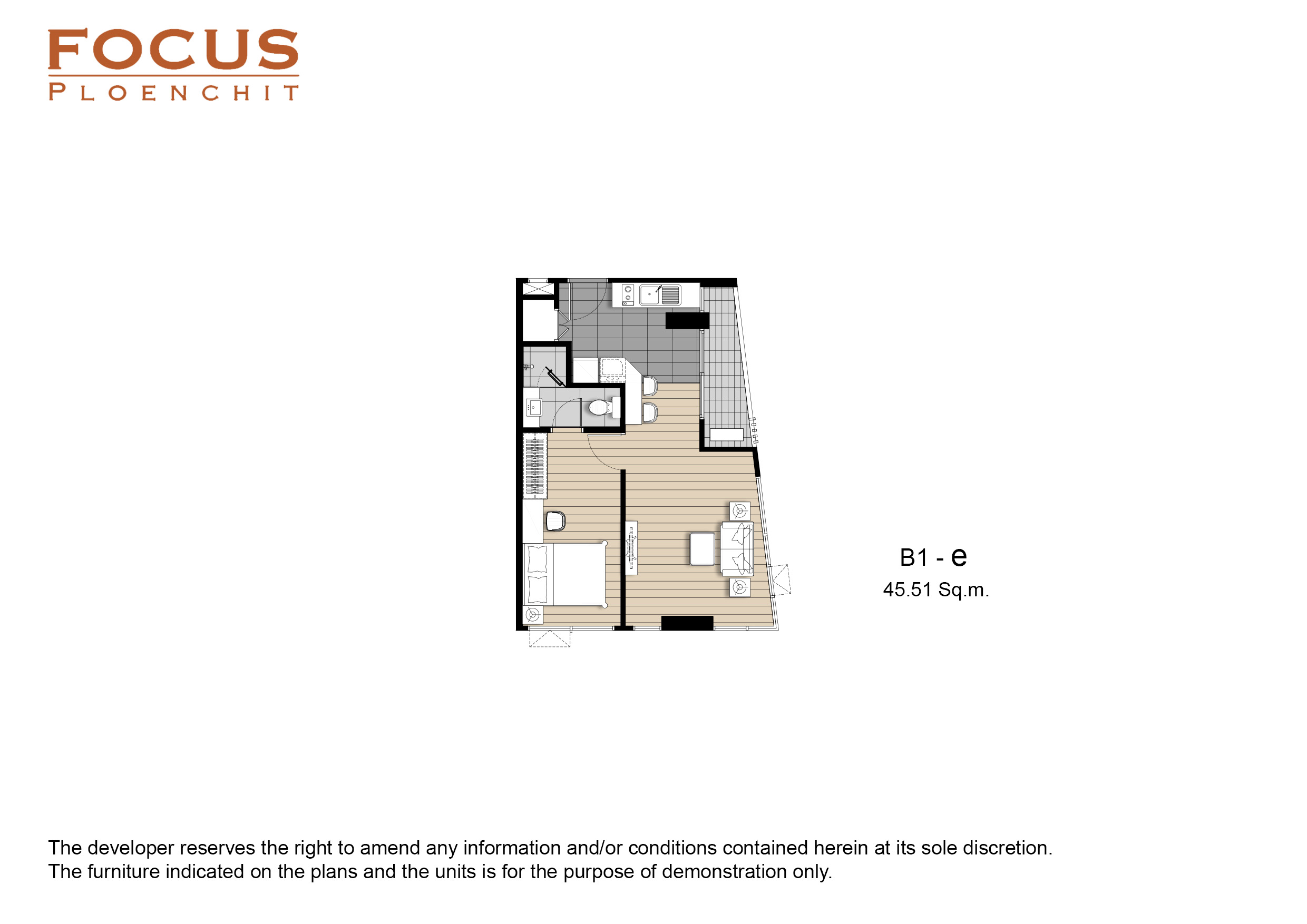 Focus Condominium Ploenchit, sukhumvit, chidlom, luangsuan, luxury, focus, Condo