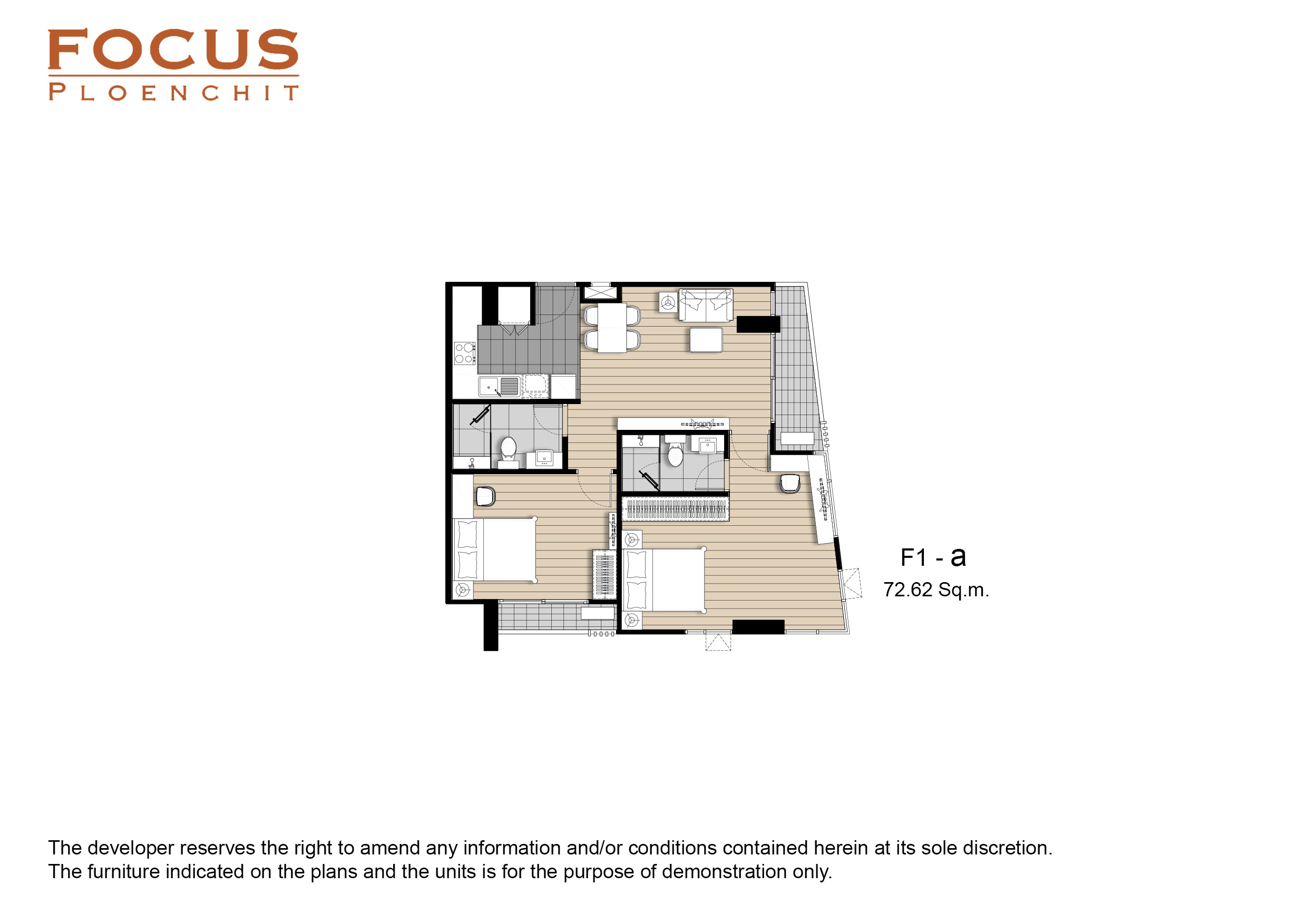Focus Condominium Ploenchit, sukhumvit, chidlom, luangsuan, luxury, focus, Condo