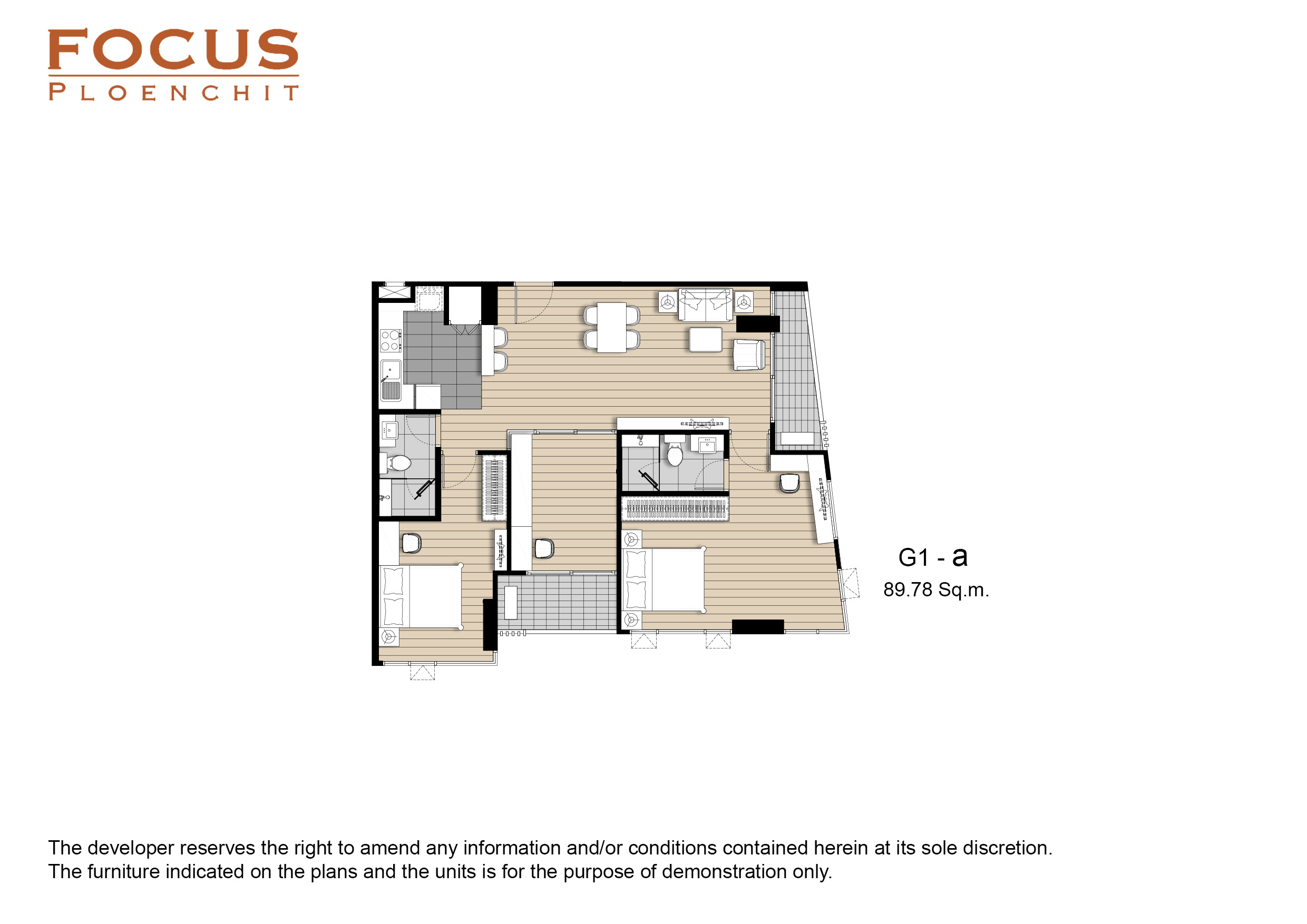 Focus Condominium Ploenchit, sukhumvit, chidlom, luangsuan, luxury, focus, Condo